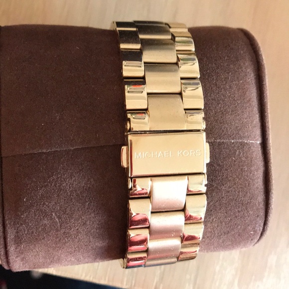 Michael Kors Gold Watch with Pink Face